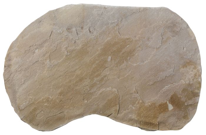 CLEARANCE PRICE BRADSTONE REAL SANDSTONE GARDEN STEPPING STONES  fossil buff 
